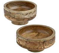 Schale Dipschale Servierschale 2er Set Obstschale Legno Marrakesch Orient