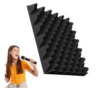 Schallabsorptionspaneel - Selbstklebende Schaumstoffplatte, Geräuschdämmend, Brandsicheres Keilpolster, Akustikschaum Für Effektive Raumakustik | Dämmung Für Musikstudio Proberaum Aufnahme Zubehör