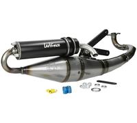 Sistema di scarico completo LeoVince HAND MADE TT Black Edition, alluminio