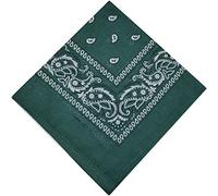 Schals & Tücher Bandana bandana fazzoletto da motociclista fazzoletto in cotone paradenti pirata, verde bottiglia