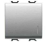 CHORUS GW14032 INTERRUTTORE 2 MODULI 1P 16AX ILL.LOC.TITA - GEWISS GW14032