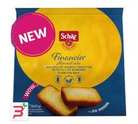 schar financier merendina 4 pezzi da 31,25 g
