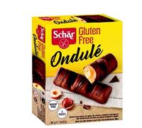 SCHAR ONDULE' BARRETTE CON RIPIENO DI NOCCIOLE RICOPERTE DI CIOCCOLATO AL LATTE 3 PORZIONI DA 30 G