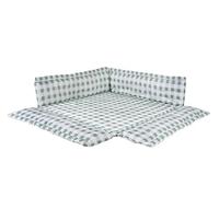 Schardt, Rivestimento interno per box bimbo, Verde (mint), 100 x 100 cm