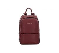 Scharlau Zaino KM4 in pelle, colore bordeaux, BA03-L02BU, bordeaux, 25 x 34 x 9 cm, Business