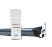 SCHARTEC Motore per tapparelle radio FE 20-60 con finecorsa elettronico sw60 Set con telecomando per tapparelle