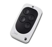 Schartec Telecomando trasmettitore universale 433-868 MHz per porta da garage, compatibile con codice fisso e codice rolling. Compatibile con Hörmann, Sommer, Came, FAAC, Bft, DEA, Beninca. Bianco