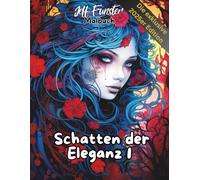 Schatten der Eleganz 1: Stilvolles Malbuch mit Frauenporträts