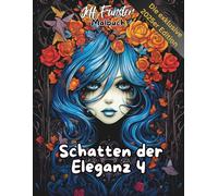 Schatten der Eleganz 4: Stilvolles Malbuch mit Frauenporträts