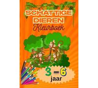 Schattige Dieren Kleurboek: Leuke en eenvoudige kleurplaten voor kinderen van 3-6 jaar