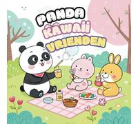 Schattige Panda en Kawaii Vrienden Kleurboek: Schattige kleuractiviteiten voor kinderen van 1-6 jaar