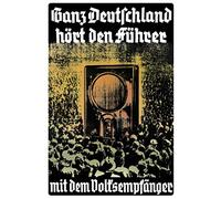 Schatzmix Blechschild 20x30 cm Volksempfänger Ganz Deutschland hört den Führer Wehrmacht Weltkrieg Deutsches Reich Meta Targa di Latta, Lamiera