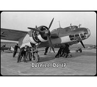 Schatzmix Blechschild Dornier Do17 (Flieger) Metallschild Wanddeko 20x30 Tin Sign Targa di Metallo da Parete, Lamiera, Multicolore, 20x30 cm