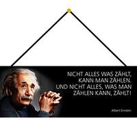 Schatzmix Blechschild Nicht Alles Was zählt Metallschild 27x10 cm Wanddeko mit Kordel Targa di Metallo da Parete, Lamiera, Multicolore