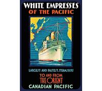 Schatzmix Blechschild Schiff White Empresses of The Pacific Metallschild 20x30 Tin Sign Targa di Metallo da Parete, Lamiera, Multicolore, 20x30 cm