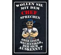 Schatzmix Blechschild Spruch Wollen Sie mit Dem Chef sprechen Metallschild Wanddeko 20x30 cm Tin Sign Targa di Metallo da Parete, Lamiera, Multicolore