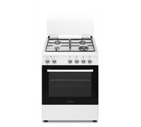 SCHAUB LORENZ SS631GEW CUCINA 60Ã-60 A GAS 4 FORNELLI FORNO A GAS MULT