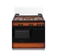 SCHAUB LORENZ Cucina a Gas 5 Fuochi Forno a Gas 90x60 Marrone SS941GEB