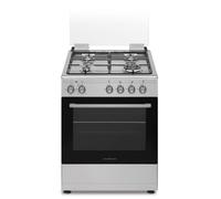 SCHAUB LORENZ SS631EX - Cucina a gas e forno ventilato 60x60 con grill- Acciaio Inox