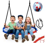 Schaukelgestell Storchennest SWINGO 95 cm blau-rot + Spiderman-Ball