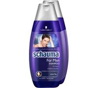 Schauma For Men Shampoo 2 Pack (2 x 400 ml) by Schauma