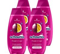 Schauma Fresh it up Shampoo Alla Passionsfrucht Rosa 400ml, Confezione Da 4