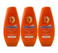 Schauma Lavaggio Superfruit & Lucido 3 X 250ml Balsamo per Capelli Normali