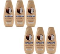 Schauma Repair & Cura Shampoo 6 X 400Ml Per Capelli Stressati & Secchi