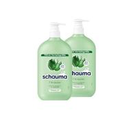 Schauma Schwarzkopf Shampoo 7 erbe (2 x 750 ml), shampoo per capelli dona alla struttura dei capelli una leggera freschezza, shampoo fresco per capelli da normali a rapidi