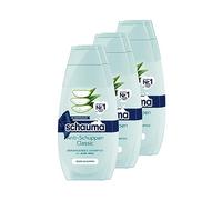 Schauma Schwarzkopf Shampoo antiforfora Classic, confezione da 2 (2 x 400 ml), shampoo lenitivo con aloe vera contro la forfora, 3 x 2 x 400 ml