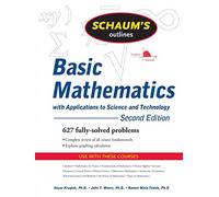John Moore Haym Schaum's Outline of Basic Mathematics with Applicati (Tascabile)