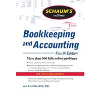 Schaum's Outline of Bookkeeping and Accounting [Lingua inglese]