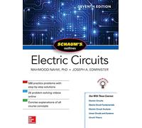 Joseph Edminister Mahm Schaum's Outline of Electric Circuits, Sevent (Tascabile)