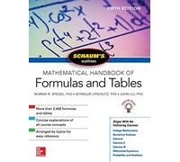 John Liu Seymou Schaum's Outline of Mathematical Handbook of Formula (Tascabile)