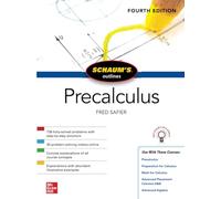 Fred Safier Schaum's Outline of Precalculus, Fourth Edition (Tascabile)