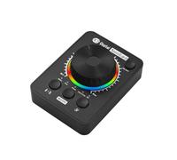 Sche audio live di sche audio esterna professionale con input musicale di volume di volume USB BT Music Input per PC Laptop Phone Podcast Broadcasting Black 7.6x2.1x10.2cm