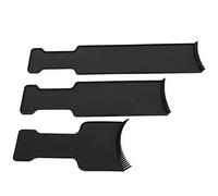 Scheda a Colori per Capelli Professionale 3 Pezzi Set con Pettine Rotonde per Tintura, Design Ultra-luce per il Negozio di Barbiere e Uso Faite Domestico Faite