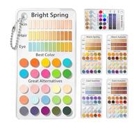Scheda Abbinamento Colori 6 Pezzi Analisi Abbinamento Portatile Acrilico