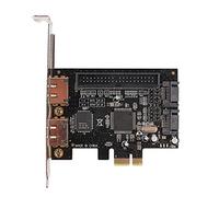 Scheda Adattatore, 2 Porte PCI Express a SATA ESATA IDE Controller Scheda PCB Scheda Convertitore di Rete con CD Driver, Supporto RAID 0 / RAID 1 / RAID 0 + 1