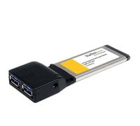 Scheda adattatore da ExpressCard a 2 porte USB 3.0 di StarTech.com con supporto UASP - Nouvo
