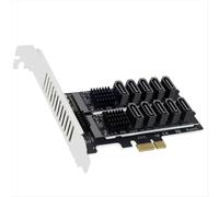 Scheda adattatore da M.2 a PCIE Scheda array a doppio disco PCIe X1/X4/X8/X16 Scheda estesa M2 Supporto SSD M.2 2230/42/60/80