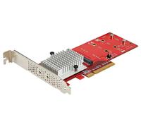 Scheda Adattatore Dual M.2 SSD PCI-Express - PEX8M2E2