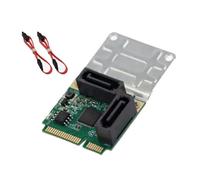 Scheda adattatore efficiente da PCIe a SATA3.0 a 2/4 porte per trasferimento dati ad alta velocità e espansione di archiviazione Scheda di espansione rapida installazione