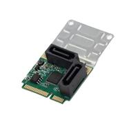 Scheda adattatore efficiente da PCIe a SATA3.0 a 2/4 porte per trasferimento dati ad alta velocità e espansione di archiviazione Installazione rapida