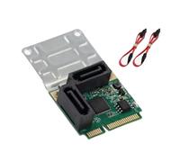 Scheda adattatore efficiente da PCIe a SATA3.0 a 2/4 porte per trasferimento dati ad alta velocità e espansione di archiviazione Installazione rapida