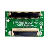 Scheda Adattatore FFC FPC LVDS Da 51 Pin FHD A 30 Pin HD, Connettore Convertitore LVDS, Compatibile Con LG, Trasferimento SAM VCC, Sostituzione Sinistra E Destra(QK0806A)
