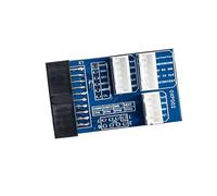Scheda adattatore integrata per addestramento, scheda PCB programmatore offline per la programmazione di laboratorio e la pratica di debug, layout rettangolare blu compatto adattatore programmatore