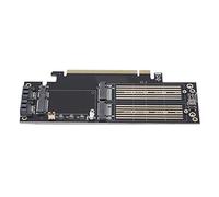 Scheda Adattatore JEYI, Convertitore Dissipatore di Calore di Espansione JEYI M.2 NVMe a PCIE X4/X8/X16 NGFF MSATA, per SSD PCIE NVMe M.2, M.2 AHCI NGFF, MSATA