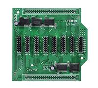 Scheda adattatore PCB HUB100 a 8 uscite, modulo convertitore pin header in rame placcato oro, scheda in fibra di vetro FR4 - V0 con interfaccia 2,54 mm - 2X8P, adattatore