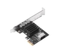 Scheda Adattatore PCI-e 1x A SAS SFF-8087 PCI Express X1 2.0 Riser per il Mining per Sistemi Windows/Linux
